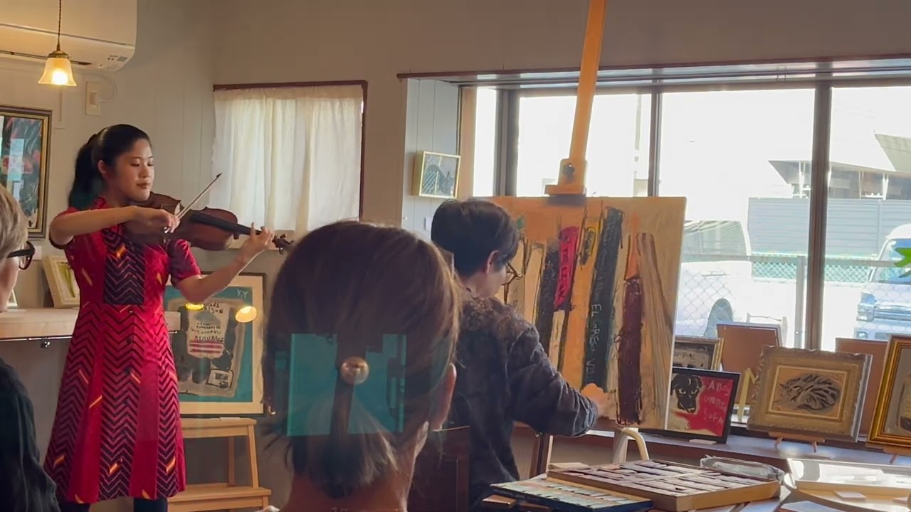 | Violin × Painting | J. S. Bach: Courante / Yasumasa Yoshida, art