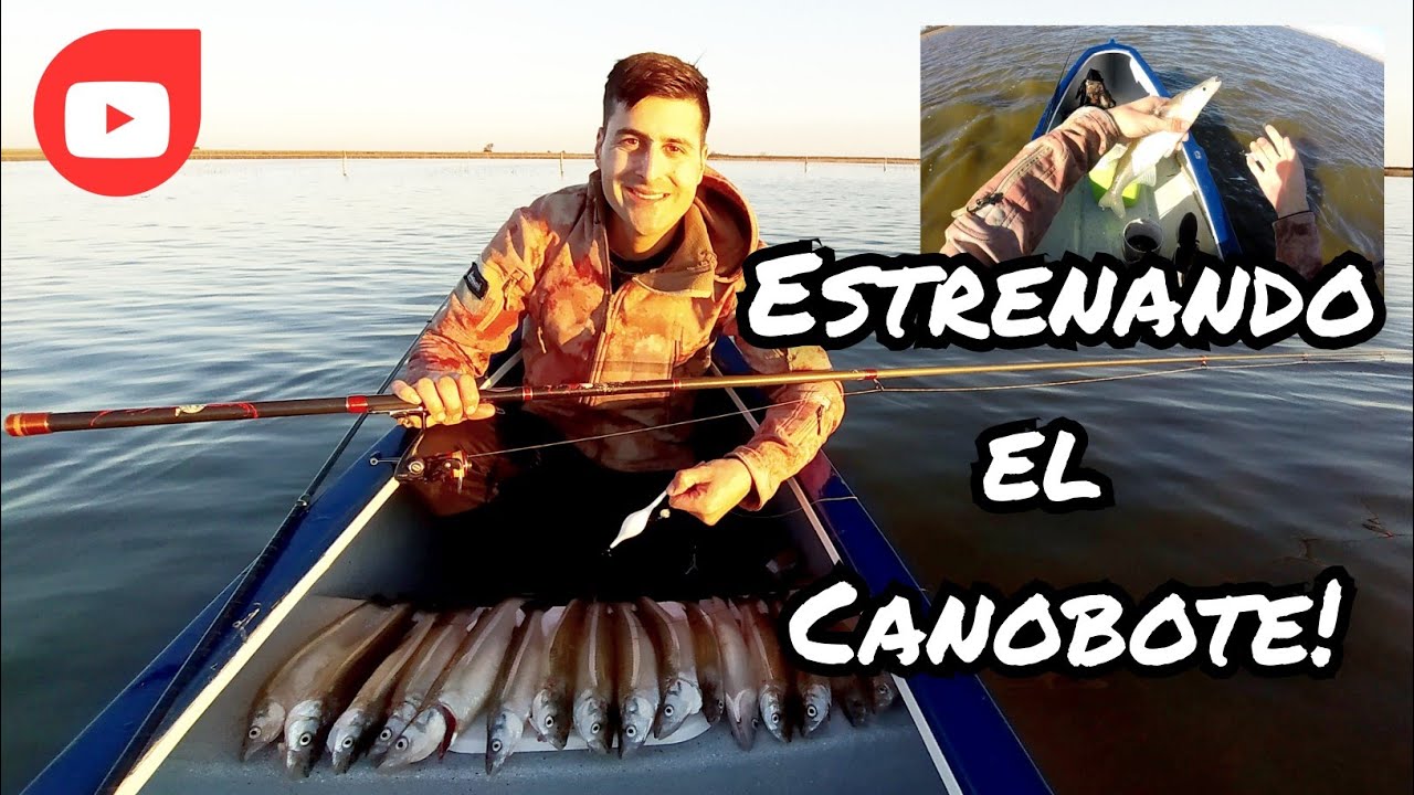 Pesca de Pejerreyes en Canobote! Estrenando el Canobote Caribe 3,90 con motor LTC ECO 3,5 HP.