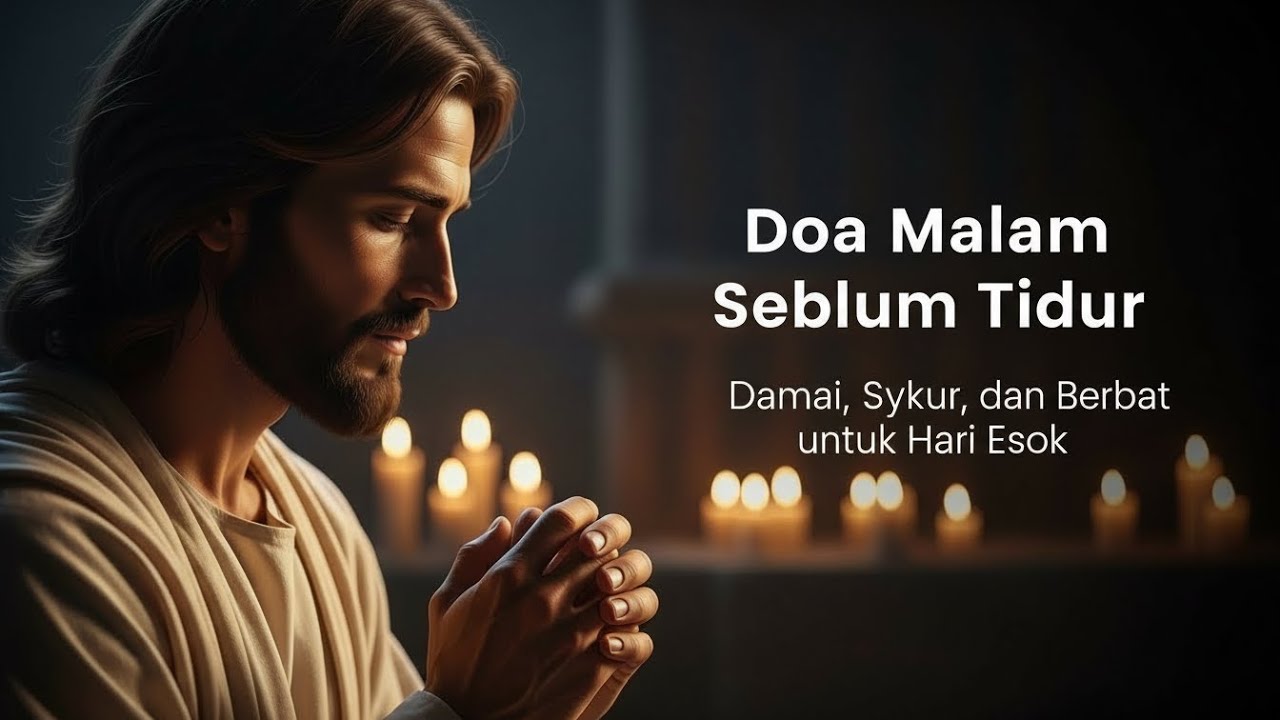 Doa Malam Katolik Penenang Hati: Bersyukur dan Mohon Rezeki Berkat Esok Hari