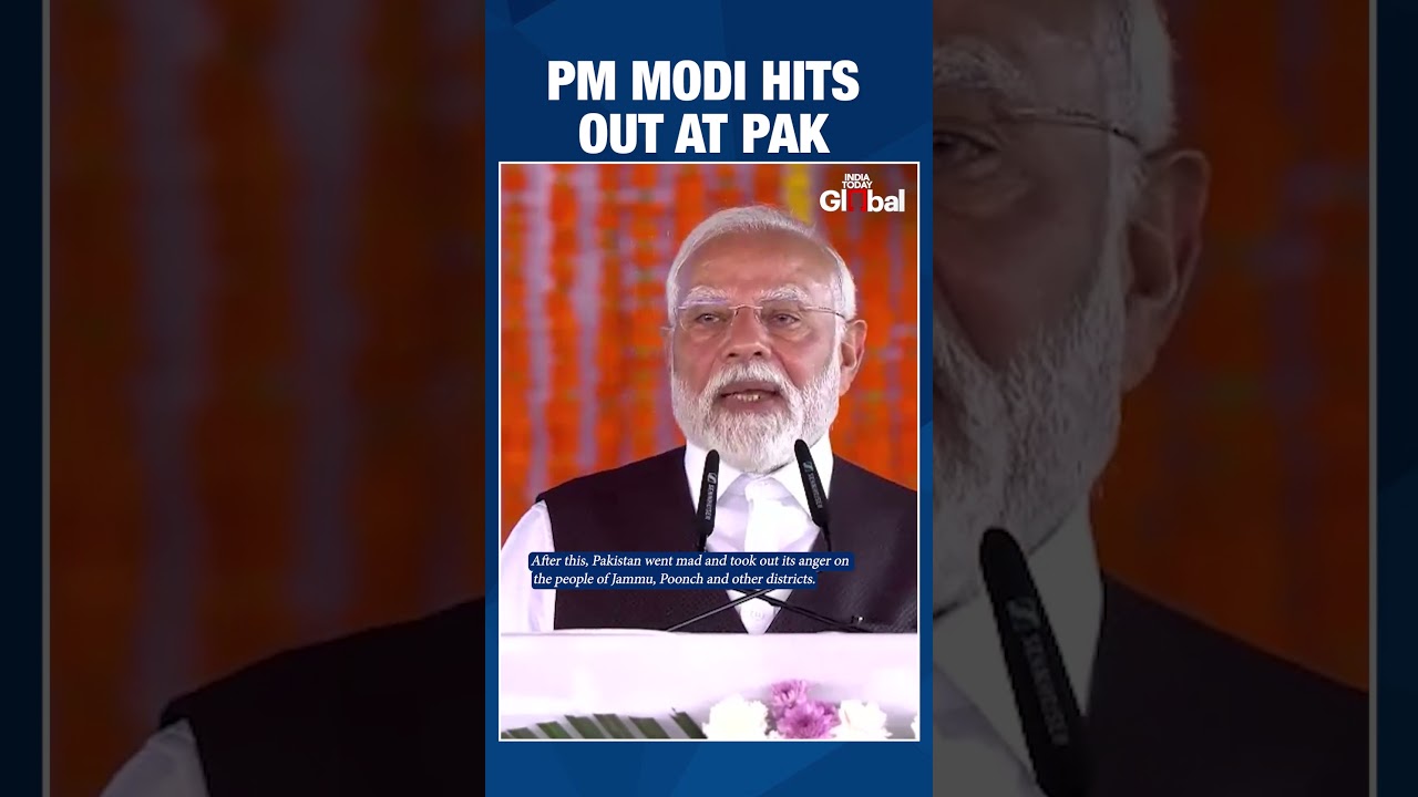 PM Modi Slams Pakistan for Retaliation in Jammu & Poonch After Terror Base Strikes