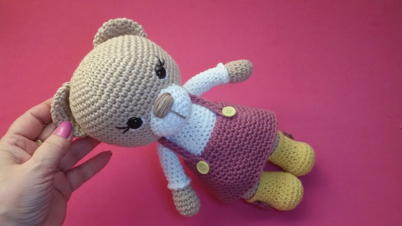 Osita con botitas // Teje con GanchiBol un amigurumi