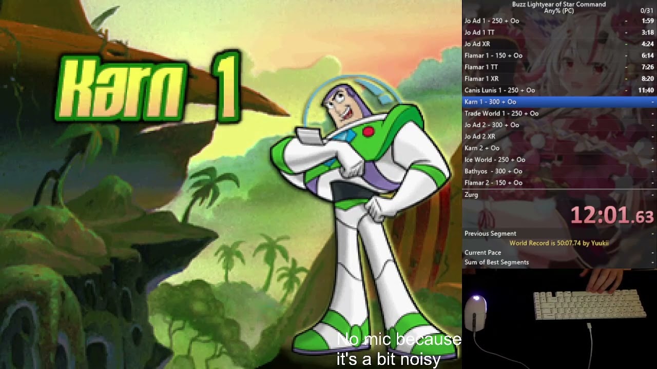 [WR] Buzz Lightyear of Star Command - Any% - 49:47.71 (First Sub 50)