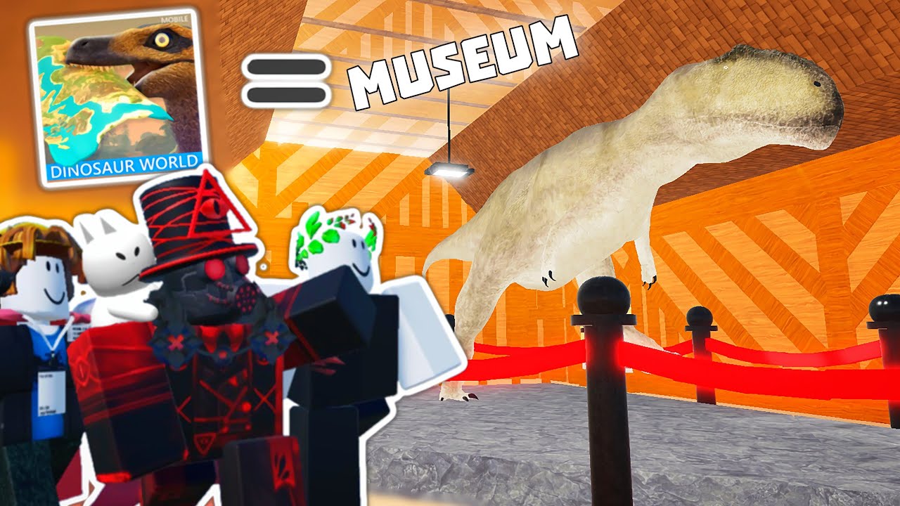 A Fanmade Museum for Dinosaur World Mobile!? | Dinosaur World Mobile Museum Roblox