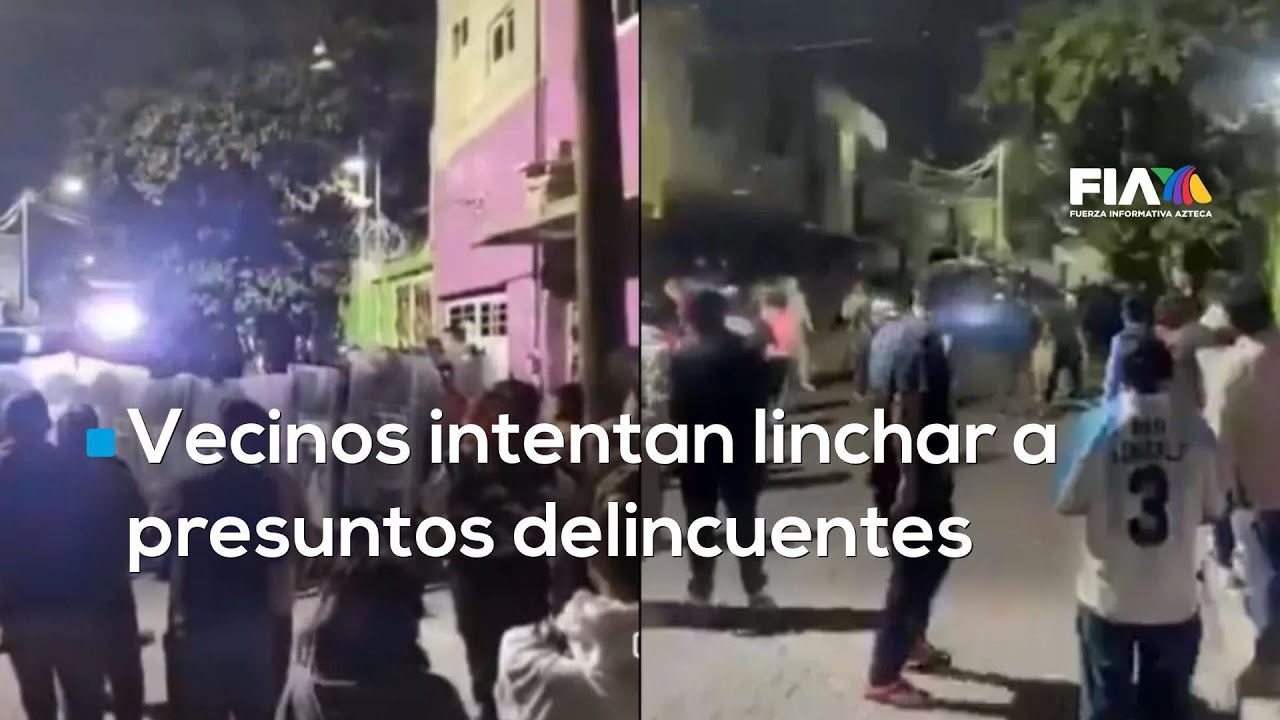 Habitantes enfrentan a policías tras intento de linchamiento en Iztapalapa