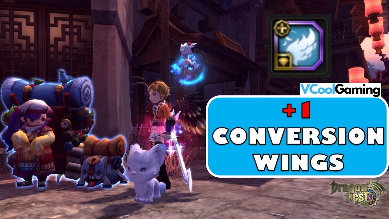+1 Conversion Wings - Dragon Nest SEA