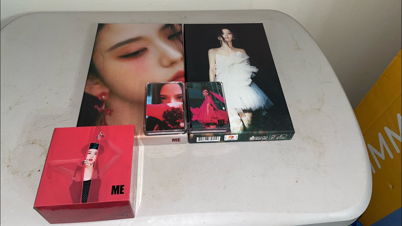Jisoo 1st Single Album Me Unboxing (All Ver + Ktown4u & Makestar Pobs)