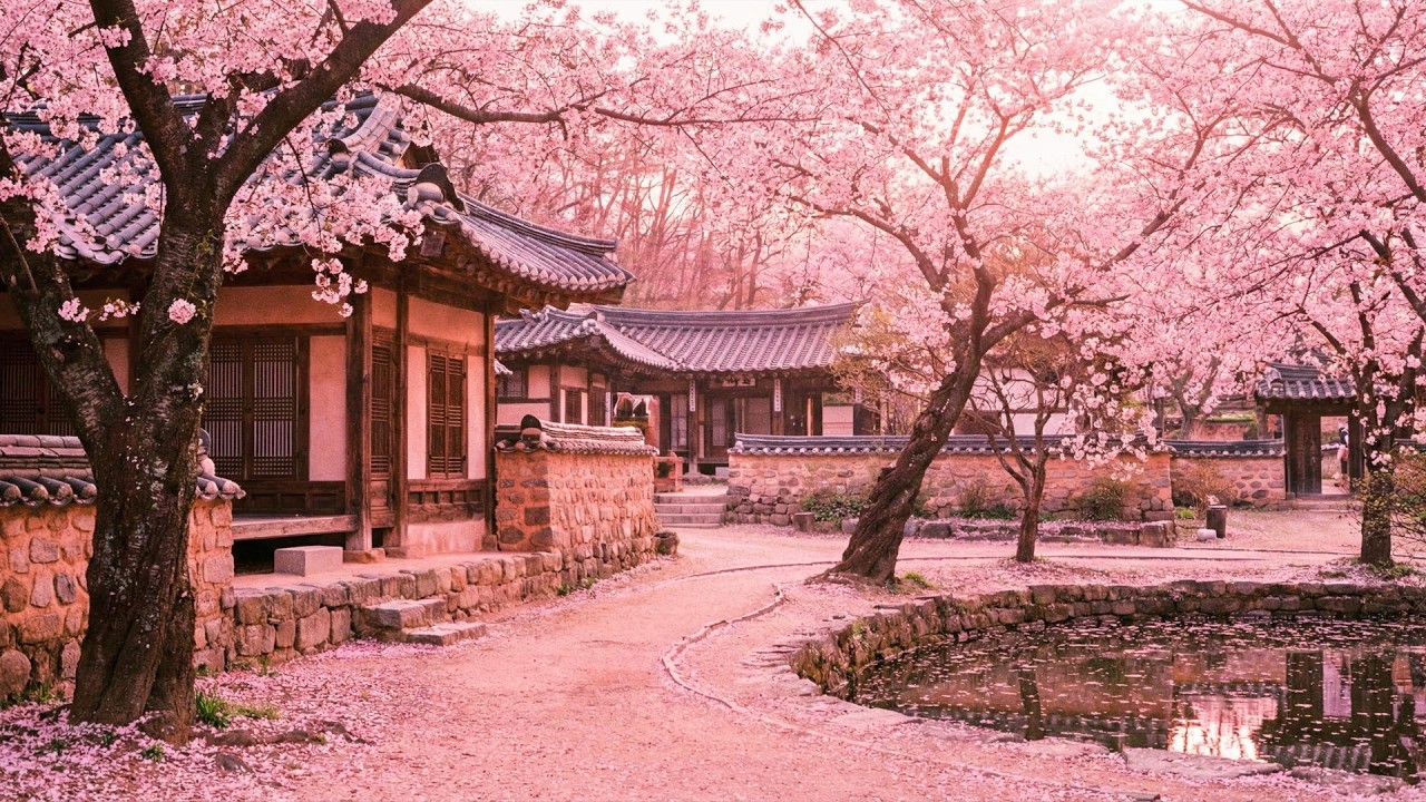[playlist]🌸벚꽃길로 가득한 봄날을 기다리며 한옥에서 가야금 연주 15시간 연속듣기 | ASMR ⎮ 중간광고없음 ⎮ 집중 공부 힐링 휴식 감성 명상 태교음악 15Hours