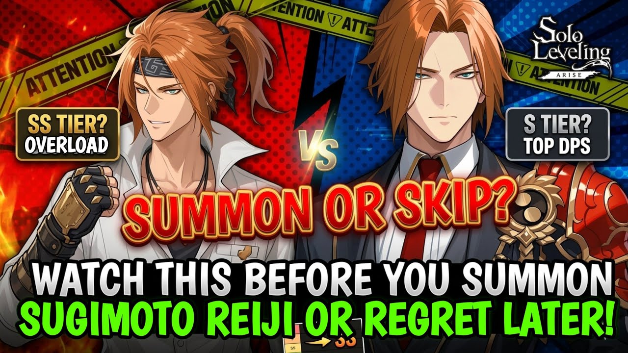 DO NOT SUMMON SUGIMOTO REIJI BEFORE WATCHING THIS OR REGRET LATER! BEST BUILD - Solo Leveling: Arise