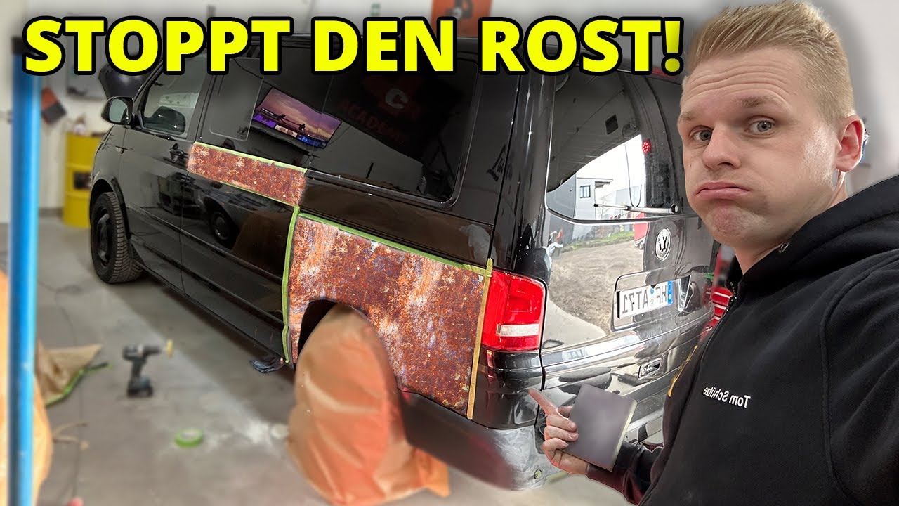 Hilfe mein VW T5 rostet weg! Kann @LACKFLOW ihn retten?