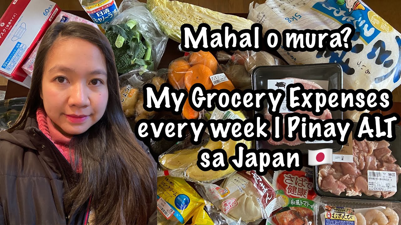 MAHAL NGA BA ANG PAGKAIN DITO SA JAPAN? MY GROCERY EXPENSES EVERY WEEK (PINOY JET ALT SA JAPAN)