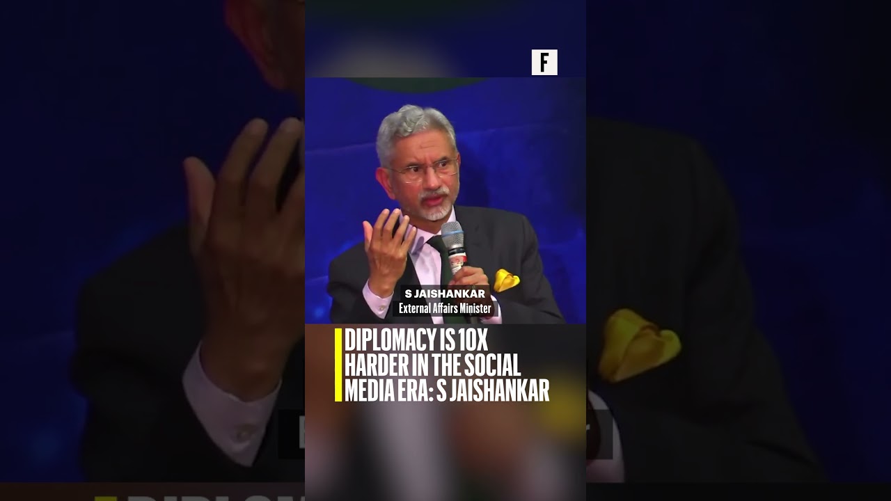 Diplomacy Is 10x Harder in the Social Media Era: S Jaishankar