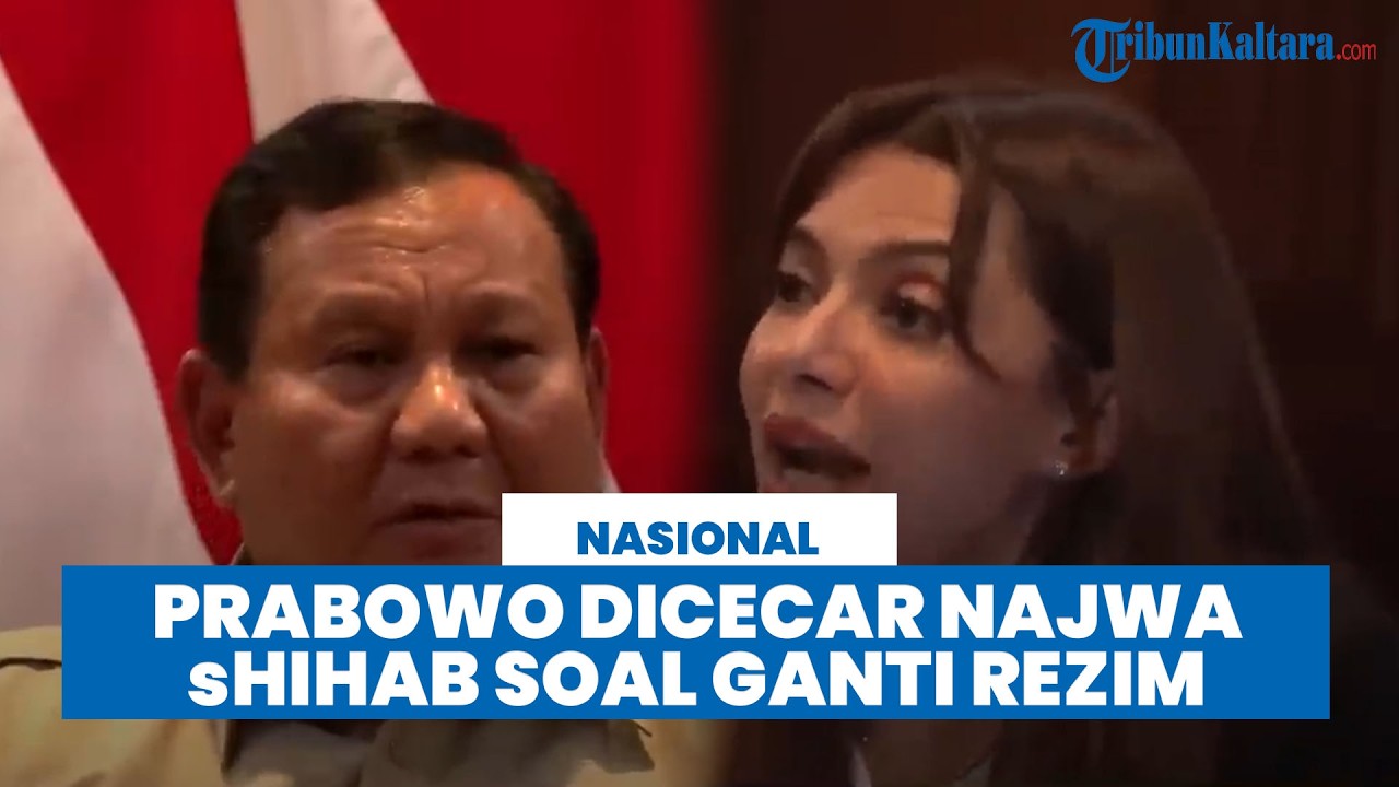 Najwa Shihab Hujani Pertanyaan ke Prabowo soal Isu Ganti Rezim, RI 1 Sampai Tak Mau Distop
