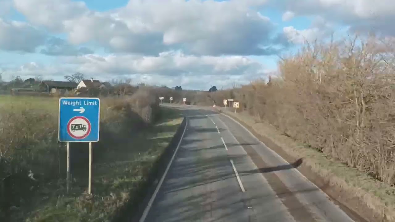 🇬🇧 BUS ROUTE TIMELAPSE | Thames Travel 67: Wantage ➔ Faringdon