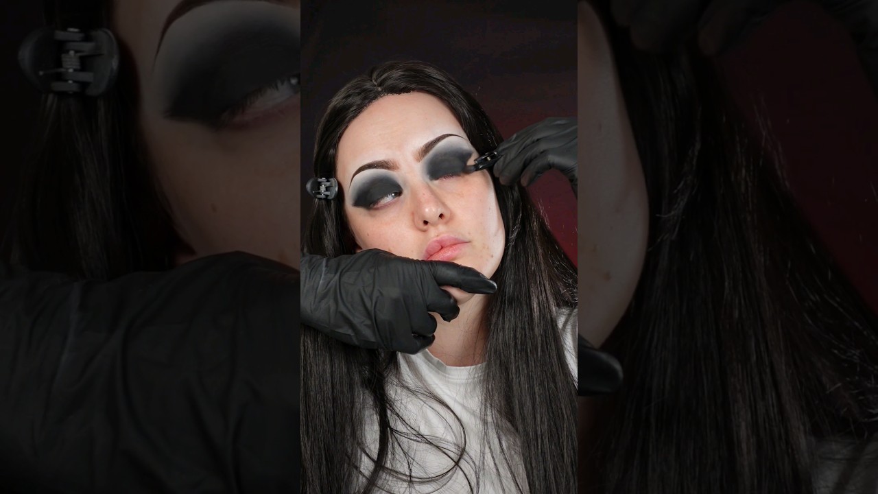 World Goth Day Makeover 🦇 // #makeup #worldgothday #gothic #makeover