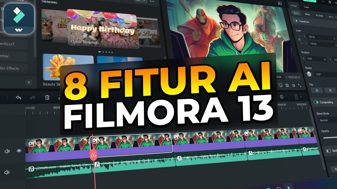 AMAZING! 8 Fitur AI Baru di FILMORA 13 Yang Biki Edit Video Jadi Lebih MUDAH