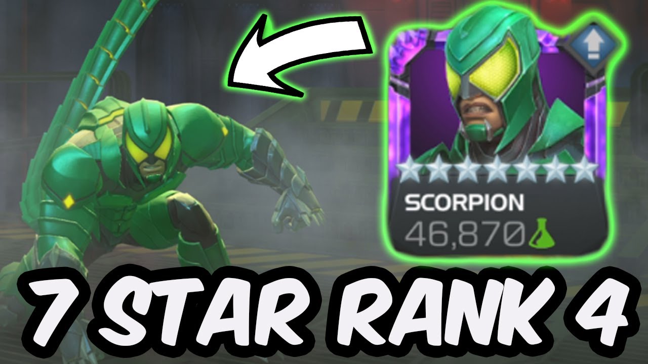 7 Star Rank 4 Scorpion IS SO MUCH FUN!! - Banquet Science Utility God - Marvel Contest of Champions