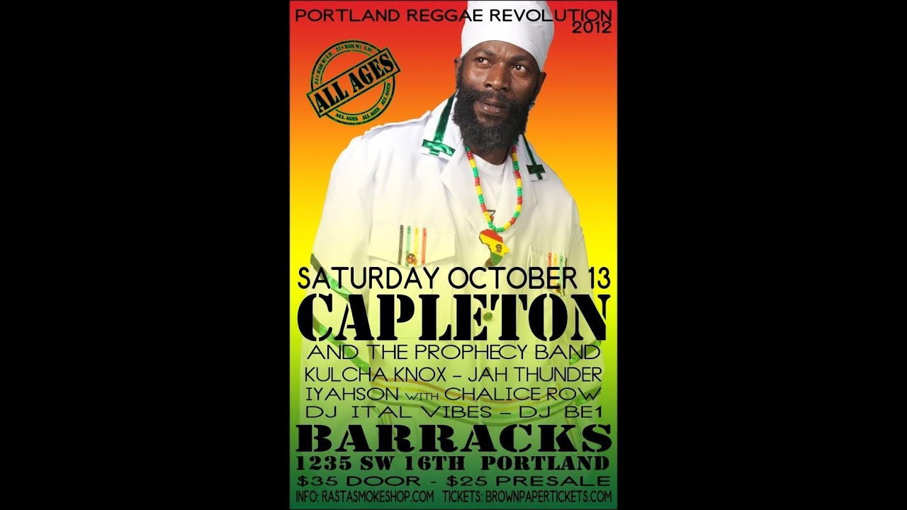 KID KORT @ DJ YAHRED'S REGGAE EVENT W/ CAPLETON & CHALICE ROW