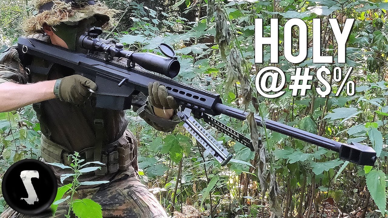 Barrett 50. Калифорнийский университет против страйкболистов (Больно)