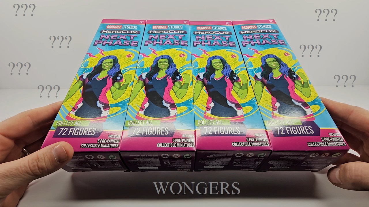 Marvel Heroclix - Marvel Studios Next Phase Booster Box Unboxing 4x - HOWL AT THE MOON!!