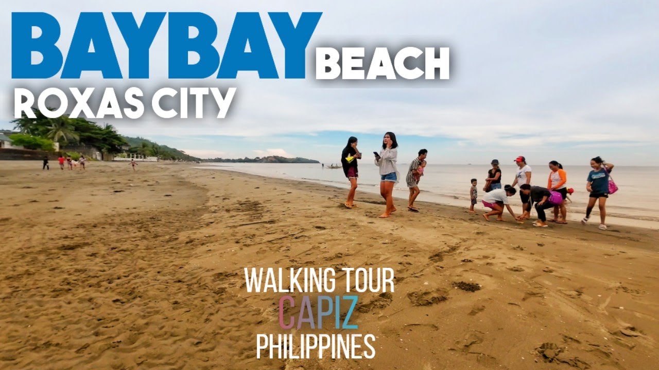 Walking to the Clean and Long Beach of Capiz, Philippines 🇵🇭 | Ride & Walk
