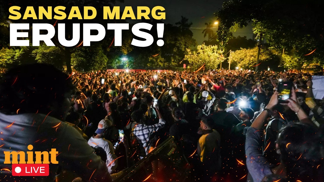 LIVE NOW | Delhi Unrest Escalates! Fresh Clashes Erupt On Sansad Marg Amid CJP Protest | Neet Paper