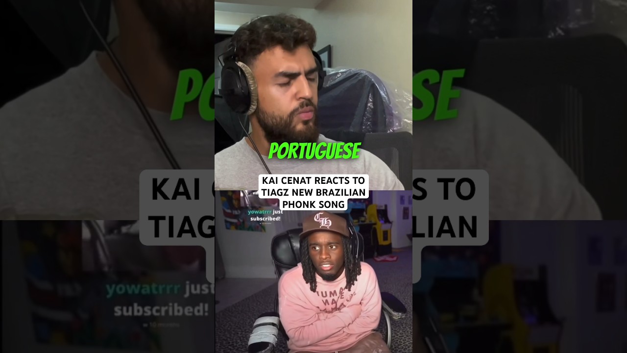 KAI CENAT REACTS TO TIAGZ NEW BRAZILIAN PHONK SONG “TACATA” 
