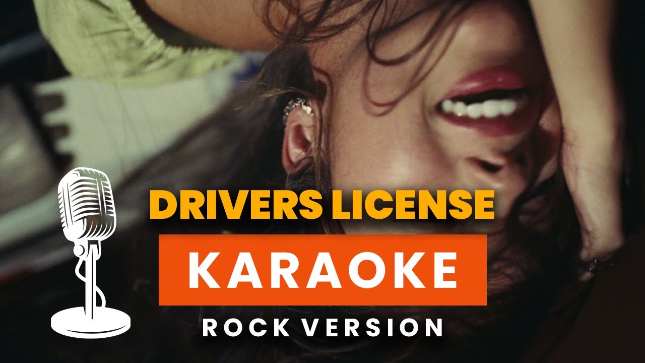 Olivia Rodrigo - Drivers License (Karaoke Rock Version/Backing Track/Minus One/Instrumental)