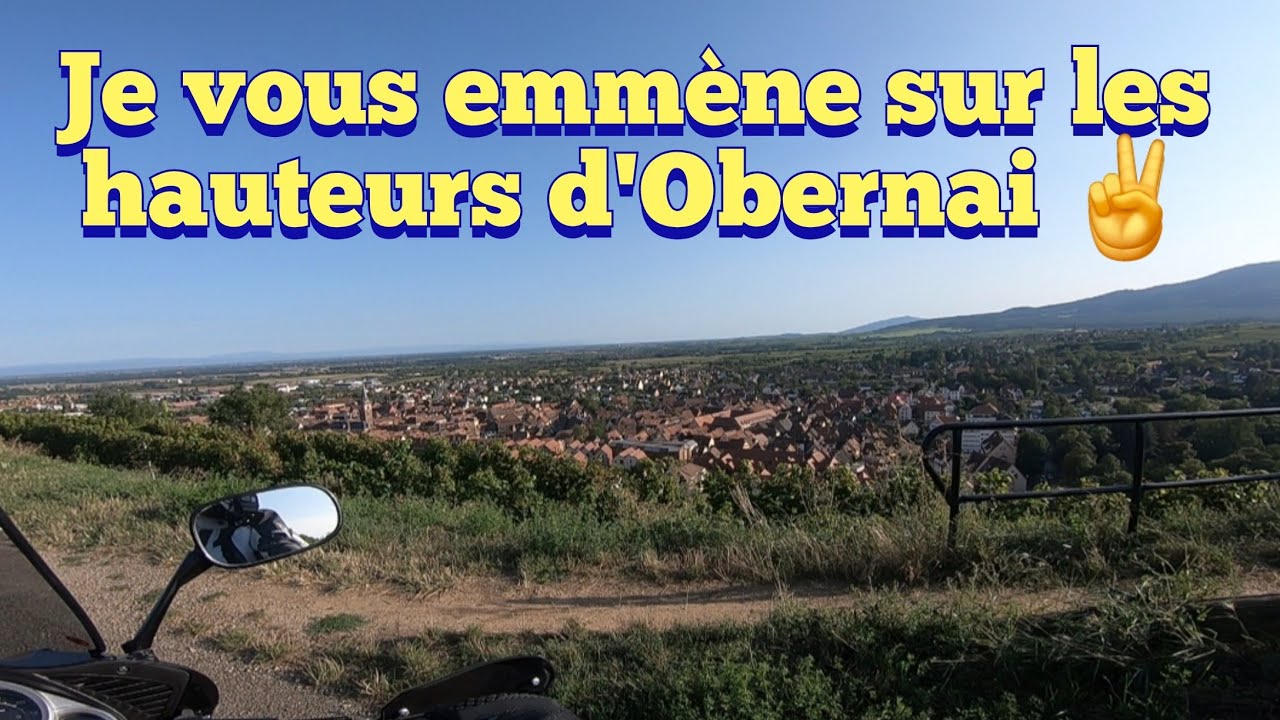 #79 je vous emmène sur les hauteurs d'Obernai #MontNational en 125 Varadéro ✌️