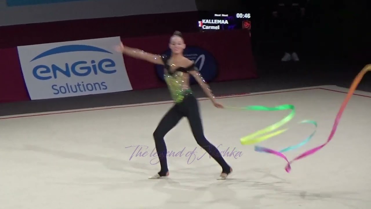 Carmel KALLEMAA (CAN) ribbon - 2024 Grand Prix Thiais AA