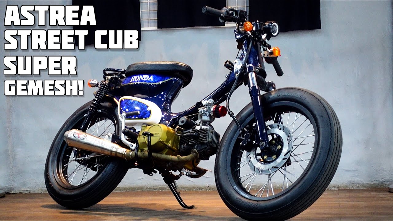 MODIFIKASI ASTREA ANTIK JADI MOTOR CANTIK! - ASTREA C100 STREET CUB