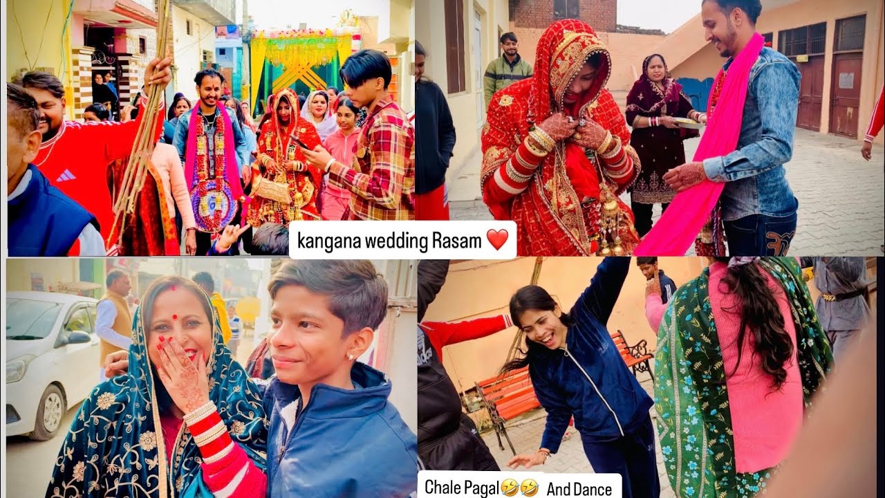 kangana wedding Rasam “ ( Mohit and Anu ) Dhaliwal family | how to upload video |#shaadi 