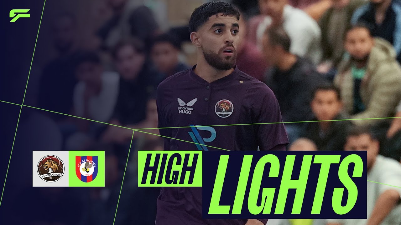 HIGHLIGHTS | FC Bordeauxboys - FCK De Hommel | Eredivisie Futsal 25/26