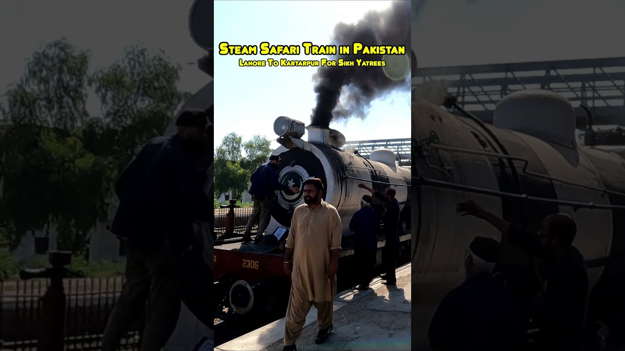 Steam Safari Train Revival in Pakistan #steamlocomotive #traintourism #pakistanrailways