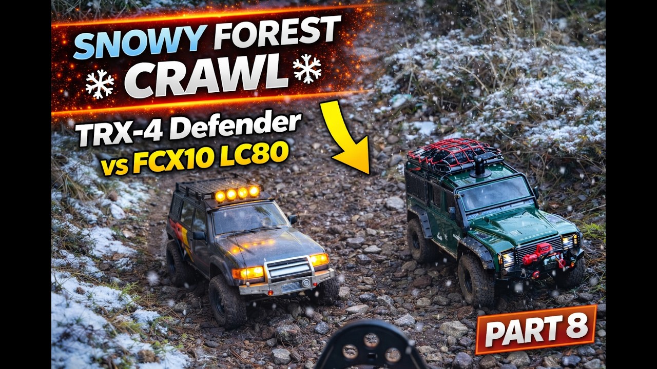 Ultimate Forest Crawl 🔥 | TRX-4 Defender vs FCX10 LC80