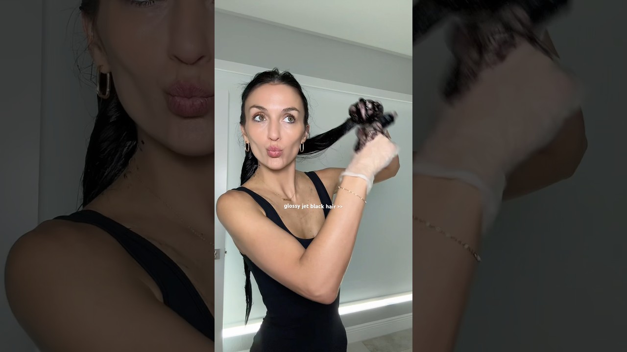 Уход за иссиня-черными волосами с помощью XMONDO Super Gloss🖤 