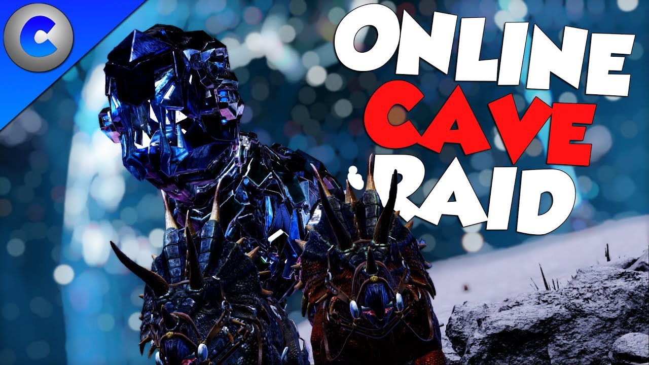WIPING THE LUNAR CAVE ONLINE!!! - ARK Survival Evolved