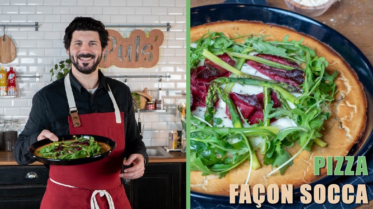 PIZZA FAÇON SOCCA - Puls' cuisinez les protéines végétales