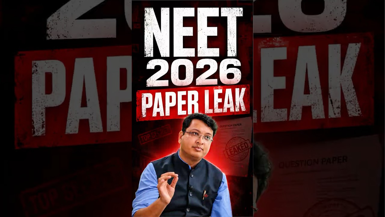 NEET 2026 PAPER LEAKED?😱 || NV Sir Shorts #neet #nvsir #shorts