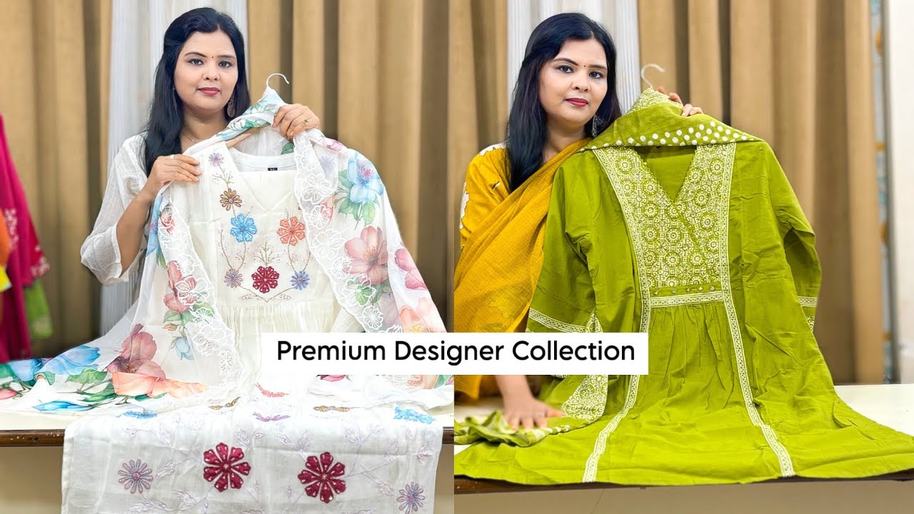 Premium Designer Collection : Premium Kurti ||Muslin Suits | Cotton Suite | Jaipuri Kurt