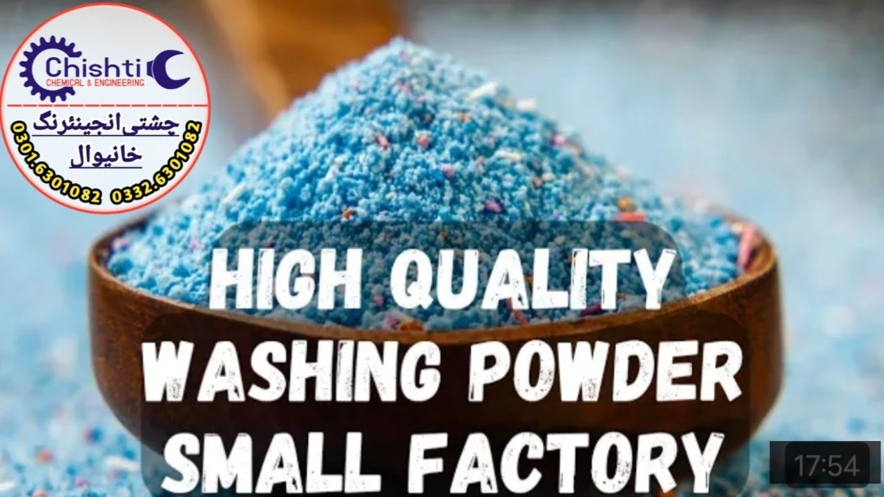 High Quality detergent Powder Farmolation Small factory Idea
