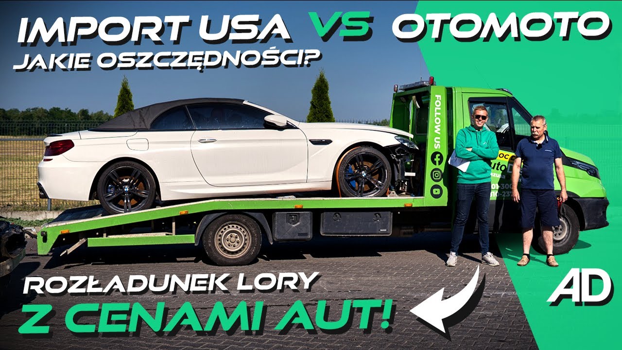 Ile oszczędzę na aucie z USA? Por&oacute;wnujemy ceny! / ROZŁADUNEK LORY z Audi, BMW, Volvo, Hyundai'em....