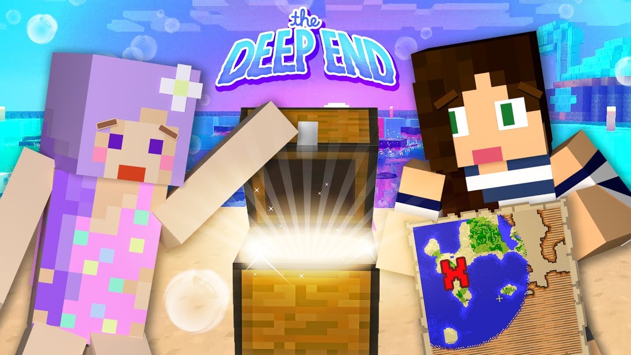 FINDING RARE TREASURE in Minecraft Deep End w/ Stacyplays