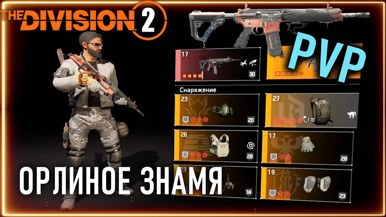 Штурмовые винтовки PVP билд ⚡ Орлиное знамя  ПВП ⚡ Division 2 конфликт, темная зона
