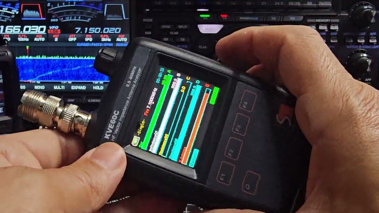 KVE60C - HF Antenna Analyzer (MFJ 223 Clone)