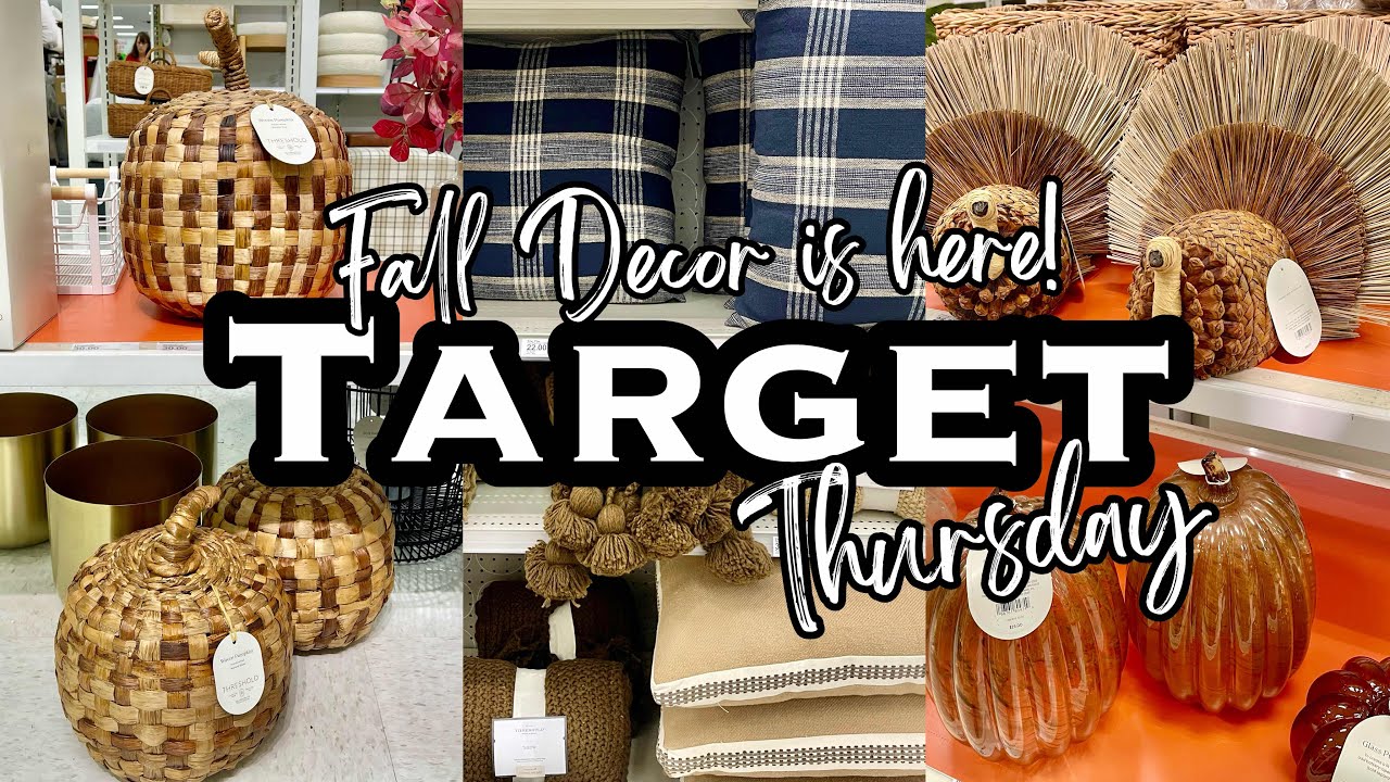 TARGET NEW FALL DECOR &bull; STUDIO MCGEE AND THRESHOLD FALL 2023  &bull; SHOP WITH ME