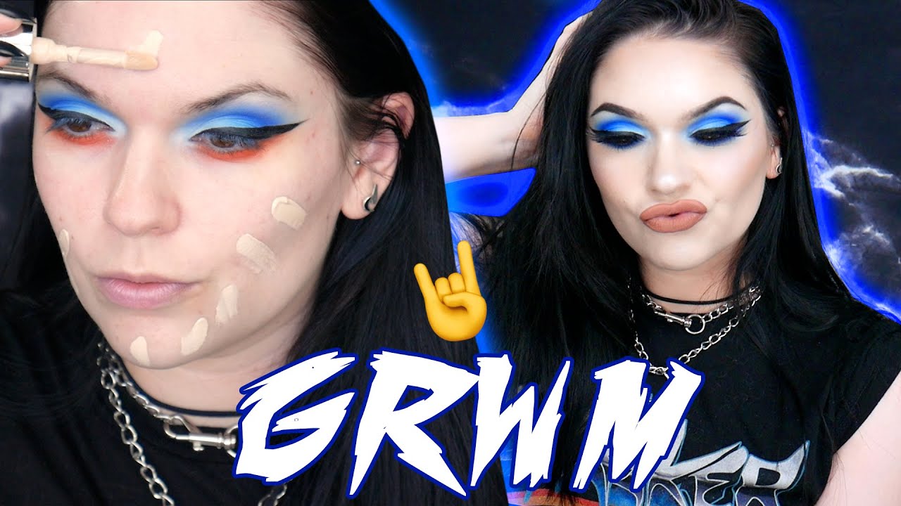 💙CONCERT GRWM!! 💙 Metal makeup!!!  🔷💎