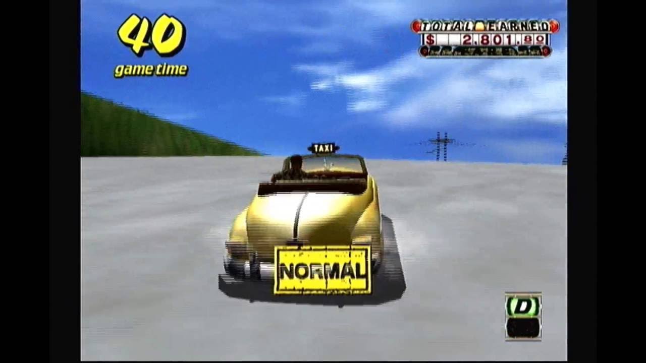 Let's Play Crazy Taxi Dreamcast Gameplay look back HD