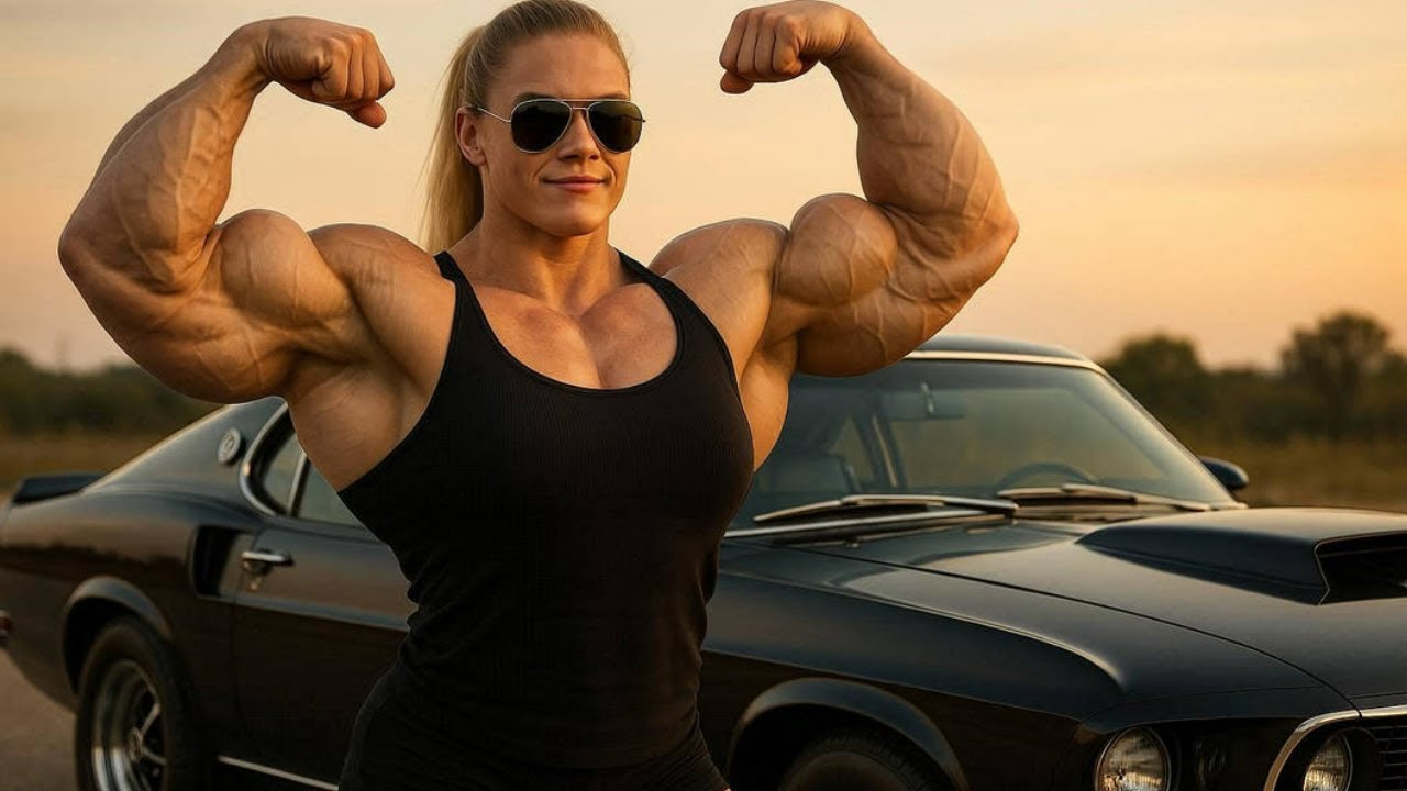 THIS 57 YEAR OLD RUSSIAN FEMALE BODYBUILDER IS QUIET STRONG MUSCULAR : N BYSTROVA