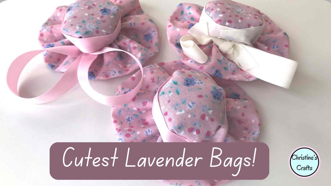 Easy Lavender Bag Hats: Scrap Fabric Crafting Inspiration