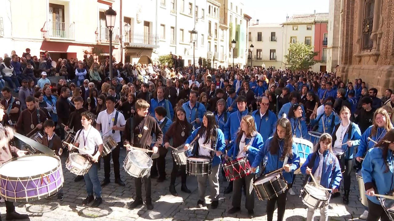 Tudela celebra la tradicional 'Rompida de la Hora'